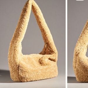 Anthropologie Sherpa Crossbody Sling Bag